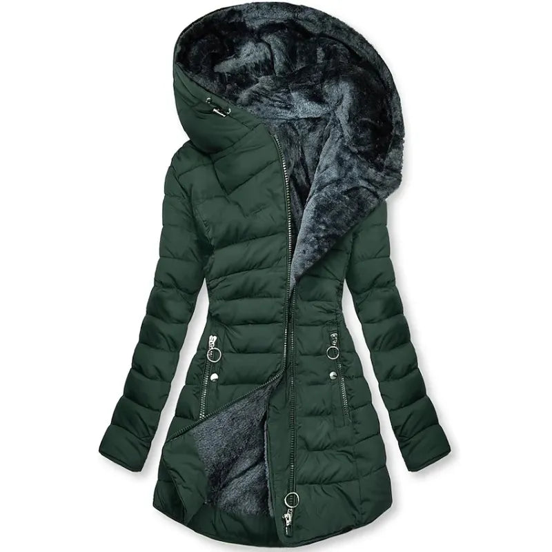 Chic Women's Cotton Hoodie Coat