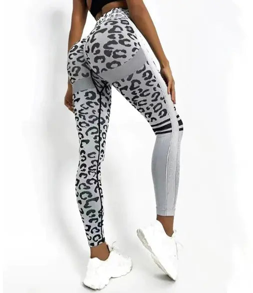 Leopard Print Yoga Tights