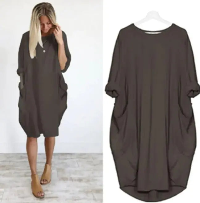 Casual Mid-length Dress