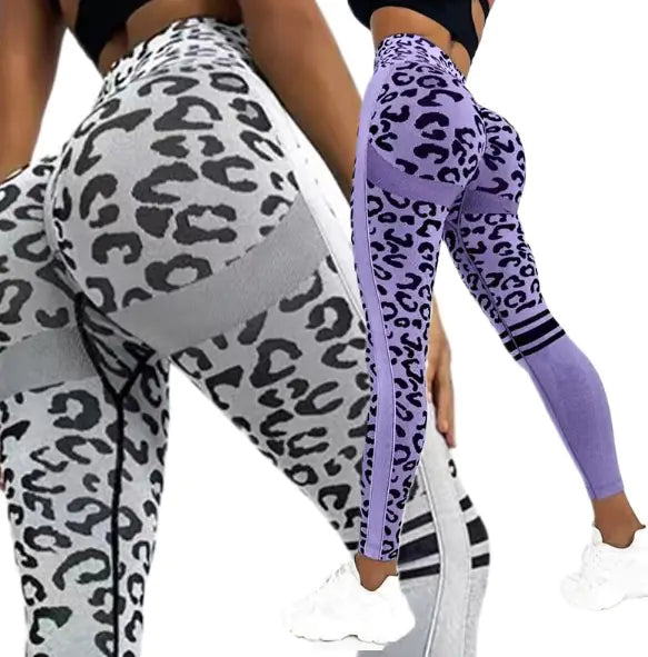 Leopard Print Yoga Tights