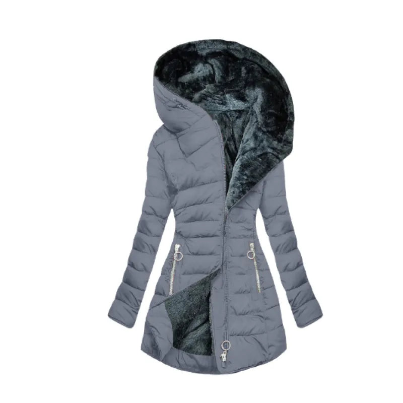 Chic Women's Cotton Hoodie Coat