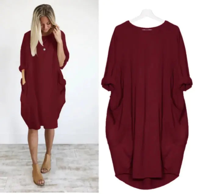 Casual Mid-length Dress