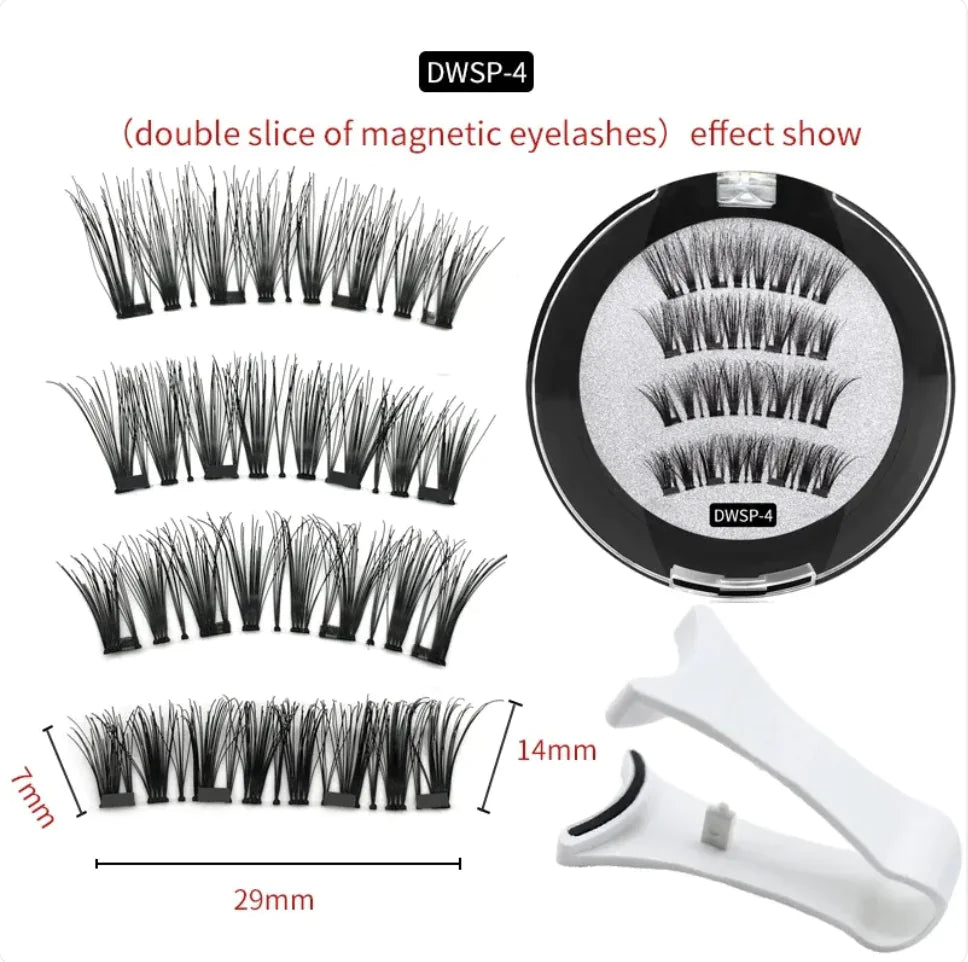 Reusable Magnetic Natural False Eyelashes