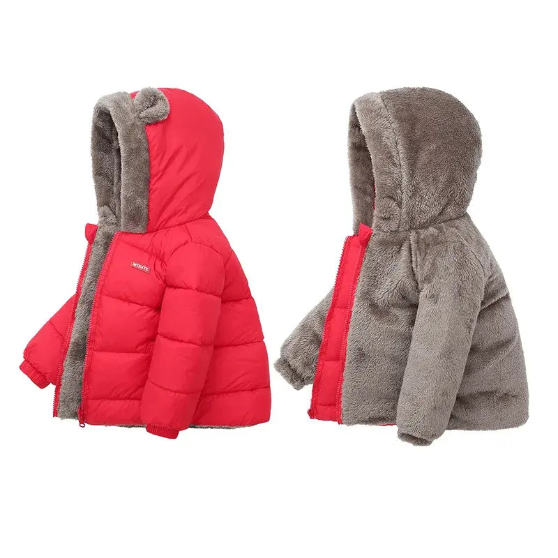 Kids' Warm Fleece Winter Coat